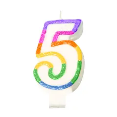 BOUGIES ANNIVERSAIRE N.5