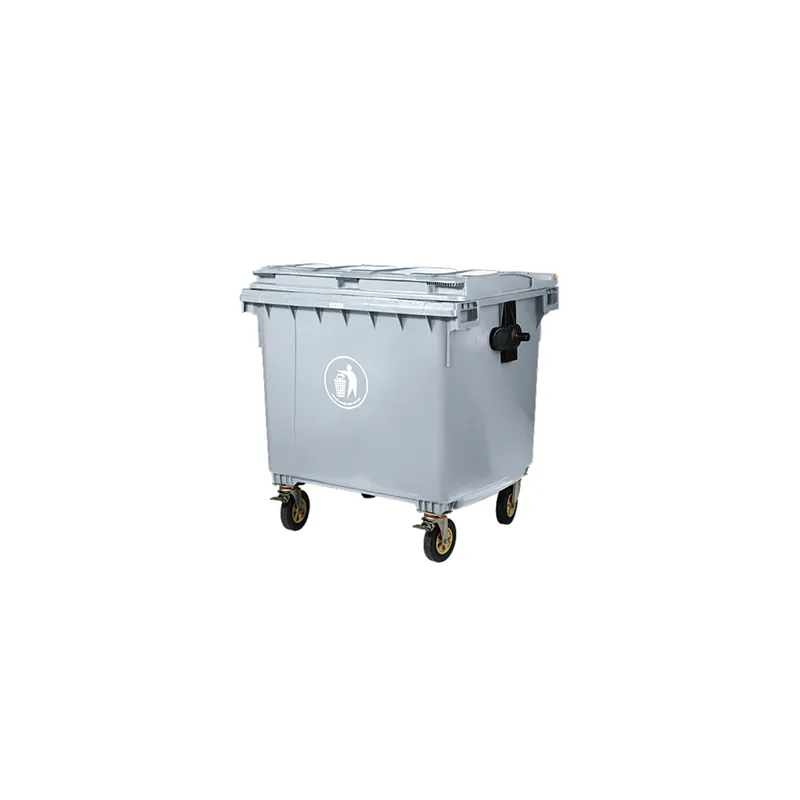 CONTENEUR GEANT  1100 L 120x104x130 CM GRIS HDPE (1 UNITÉ)