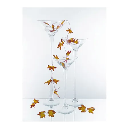 DÉCORATION GÉANTE - COUPE MARTINI   Ø 31x80 CM TRANSPARENT VERRE (1 UNITÉ)