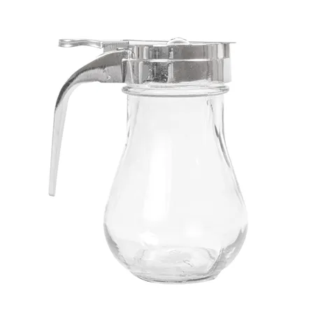 DISTRIBUTEUR SIROUP  220 ML 7x7x9,3 CM TRANSPARENT VERRE (1 UNITÉ)
