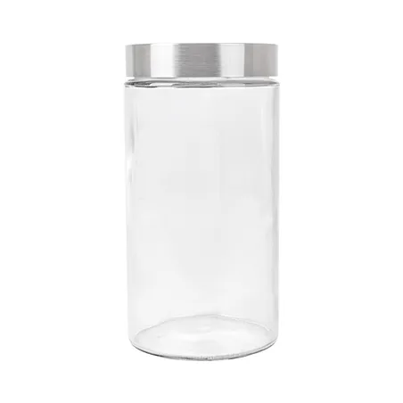 POT STOCKAGE CYLINDRIQUE WAKI GLASS 1700 ML Ø 11,2x22 CM TRANSPARENT VERRE (12 UNITÉ)