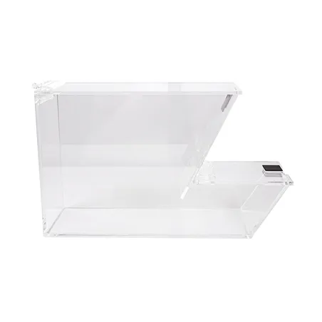 PRÉSENTOIR POUR PRODUITS EN VRAC   28x14x10 CM TRANSPARENT ACRYLIQUE (1 UNITÉ)