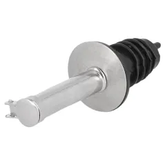2 U. VERSEURS SANS DOSEUR AVEC COUVERCLE   Ø 3x9 CM ARGENTE INOX (1 UNITÉ)