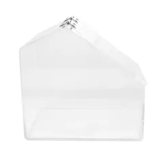 PRÉSENTOIR POUR PRODUITS EN VRAC   20x25x26 CM TRANSPARENT ACRYLIQUE (1 UNITÉ)