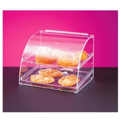 PRÉSENTOIR PÂTISSERIE courbé 2 NIVEAUX