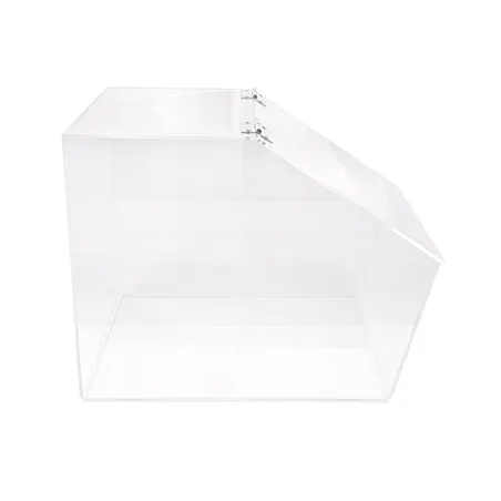 PRÉSENTOIR POUR PRODUITS EN VRAC   32x41x32 CM TRANSPARENT ACRYLIQUE (1 UNITÉ)
