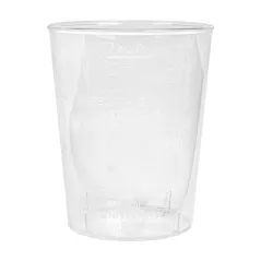 VERRES INJECTÉS À LIQUEUR  20/40 ML Ø 4,2/3,2x5,2 CM TRANSPARENT CRISTAL PS (2000 UNITÉ)