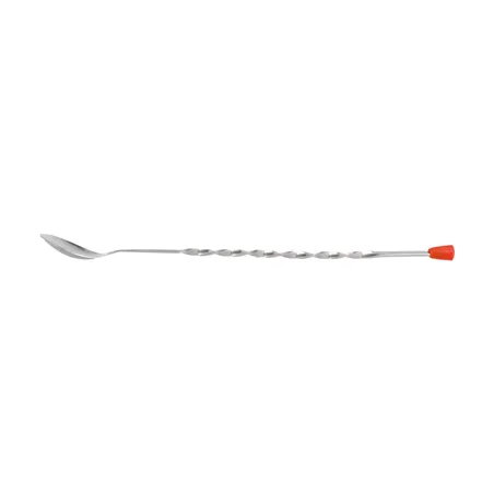 CUILLÈRE DE BAR TRESSÉE   27,5 CM ARGENTE INOX (12 UNITÉ)