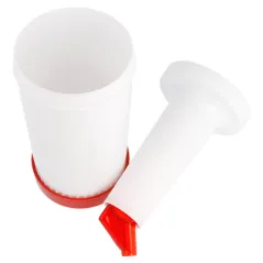 CONTENEUR "POUR MASTER"  960 ML 9x35,5 CM ROUGE PP (1 UNITÉ)