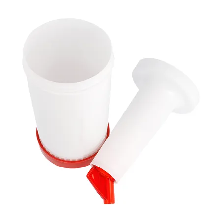 CONTENEUR "POUR MASTER"  960 ML 9x35,5 CM ROUGE PP (1 UNITÉ)