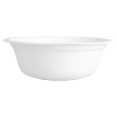 BOLS BIONIC 350 ML Ø 13,5x4,6 CM BLANC BAGASSE (1200 UNITÉ)