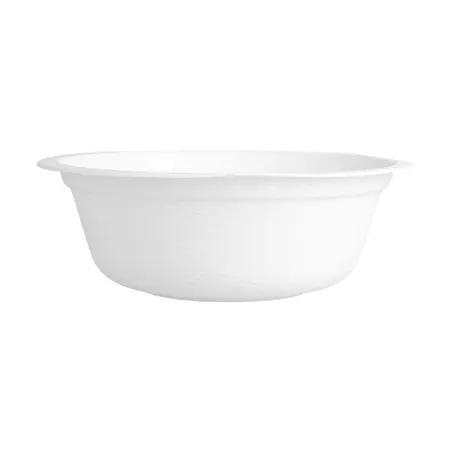 BOLS BIONIC 350 ML Ø 13,5x4,6 CM BLANC BAGASSE (1200 UNITÉ)