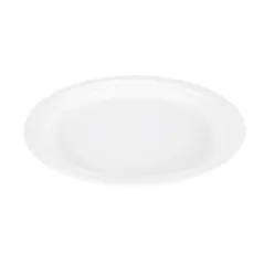 ASSIETTES BIONIC  Ø 23x2 CM BLANC BAGASSE (1000 UNITÉ)