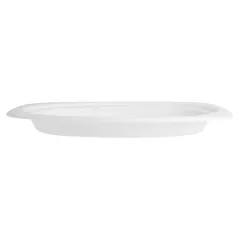 PLATEAUX OVALES BIONIC  23,3x16,5x2 CM BLANC BAGASSE (800 UNITÉ)
