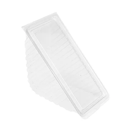 BOÎTES TRIANGULAIRES SANDWICH TRIPLE   11x11x7,5 CM TRANSPARENT RPET (600 UNITÉ)