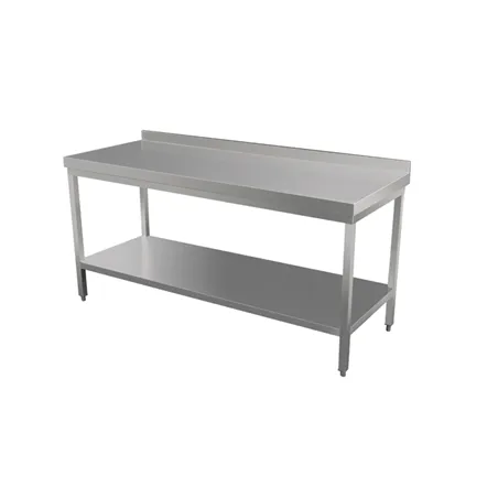 TABLE TRAVAIL AVEC REBORD 2 NIVEAUX