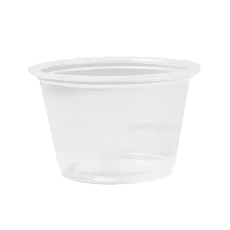 PETITS POTS MICRO-ONDABLES  120 ML Ø7,4x4,6 CM TRANSPARENT PP (2500 UNITÉ)