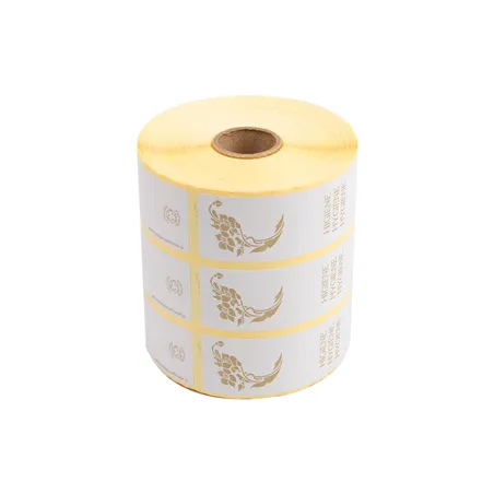 1000 U. ÉTIQUETTES SCELLÉES "WC"   3x15 CM BLANC ADHESIF (1 UNITÉ)