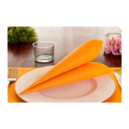 SERVIETTES ECOLABEL DOUBLE POINT  18 G/M2 39x39 CM CLEMENTINE OUATE (1200 UNITÉ)