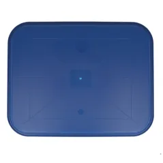 PLATEAU FAST FOOD 35,5x45,3x2,4 CM BLEU PP (1 UNITÉ)
