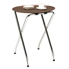 PLATEAU ANTI-DÉRAPANT OVALE   67x55,5 CM MARRON PP (1 UNITÉ)
