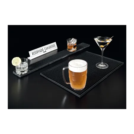 TAPIS AIRE SERVICE "RAIL MATE"   45,5x30,5 CM NOIR GOMME (1 UNITÉ)
