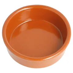 RÉCIPIENTS POUR MISE EN BOUCHE 100 ML Ø 8,95x2,9 CM MARRON ROUGEATRE CERAMIQUE (42 UNITÉ)