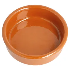 RÉCIPIENTS POUR MISE EN BOUCHE 150 ML Ø 10,5x2,5 CM MARRON ROUGEATRE CERAMIQUE (50 UNITÉ)