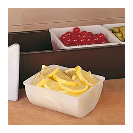 COMPARTIMENT COCKTAIL GRAND   14x14,5x7,3 CM BLANC PP (1 UNITÉ)
