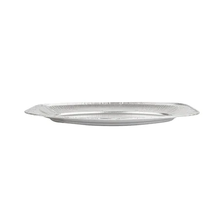 PLATEAUX OVALES   43x28,6x2,5 CM ALUMINIUM (120 UNITÉ)