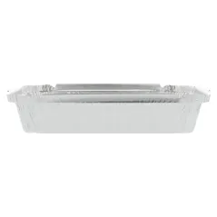 RÉCIPIENTS RECTANGULAIRES  585 ML 19,2x14x3 CM ALUMINIUM (100 UNITÉ)