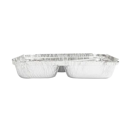 RÉCIPIENTS 3 COMPARTIMENTS  380/220/160 ML 22,7x17,7x3 CM ALUMINIUM (800 UNITÉ)
