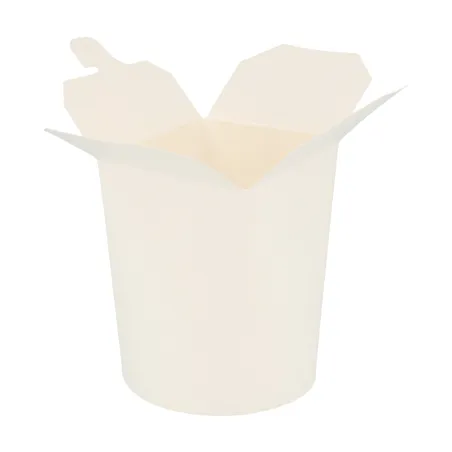 RÉCIPIENTS MULTIUSAGES MICRO-ONDABLES  480 ML 300 + 18 PE G/M2 Ø8x9 CM BLANC CARTON (50 UNITÉ)