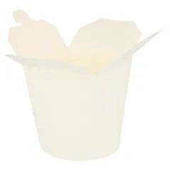 RÉCIPIENTS MULTIUSAGES MICRO-ONDABLES  780 ML 305 + 18 PE G/M2 Ø9x9 CM BLANC CARTON (50 UNITÉ)