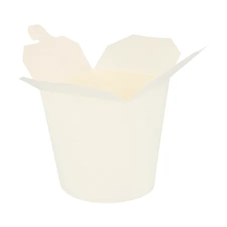 RÉCIPIENTS MULTIUSAGES MICRO-ONDABLES  780 ML 305 + 18 PE G/M2 Ø9x9 CM BLANC CARTON (50 UNITÉ)