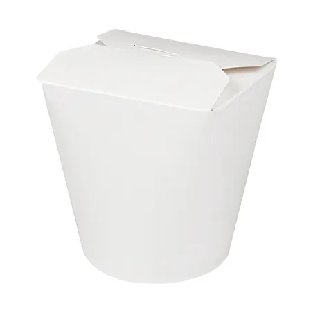 RÉCIPIENTS MULTIUSAGES MICRO-ONDABLES  960 ML 300 + 18 PE G/M2 Ø9x10,8 CM BLANC CARTON (50 UNITÉ)
