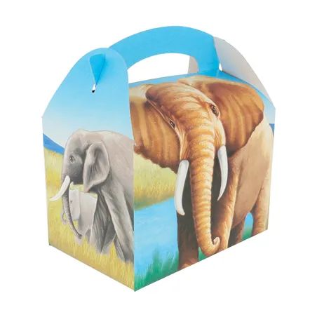 BOÎTES MENU ENFANT ELEPHANTS