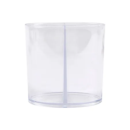 EMBALLAGES APÉRITIF ÉLLIPSES  2x60 ML 6,5x4,5x6,5 CM TRANSPARENT PS (300 UNITÉ)