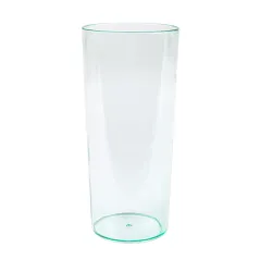 MINI RÉCIPIENTS RÉUTILISABLES "TUBO" 130 ML Ø 4,5x10,5 CM VERT D'EAU PS (200 UNITÉ)