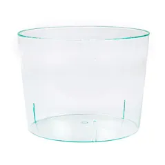 EMBALLAGES APÉRITIF MINI 180 ML Ø 7,5x5,8 CM VERT D'EAU PS (200 UNITÉ)