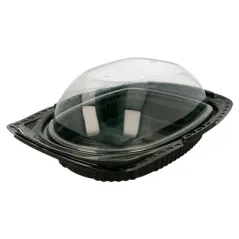 GRANDS RÉCIPIENTS POULET   22x16,5x11,2 CM NOIR PP (150 UNITÉ)
