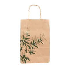 SACS SOS AVEC ANSES FEEL GREEN 80 G/M2 20+10x29 CM NATUREL KRAFT (250 UNITÉ)