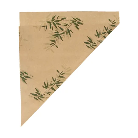 SACHETS EN POINTE FEEL GREEN 100 G 70 G/M2 24x17 CM NATUREL PARCH.INGRAISSABLE (2000 UNITÉ)