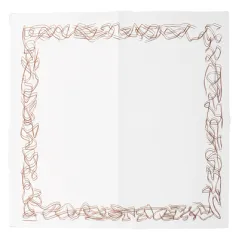 SERVIETTES ECOLABEL DOUBLE POINT 'ARISTAS' 18 G/M2 40x40 CM BLANC OUATE (1200 UNITÉ)