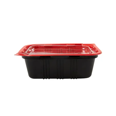 BARQUETTES MICRO-ONDABLES INDIVIDUEL   15,5x12x5,1 CM NOIR PP (400 UNITÉ)