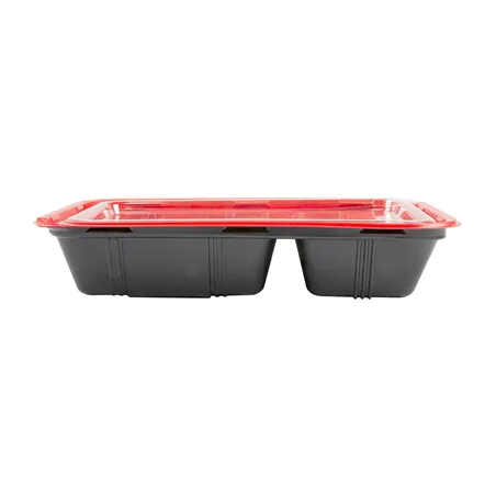 BARQUETTES MICRO-ONDABLES INDIVIDUEL   23,9x15x4,5 CM NOIR PP (400 UNITÉ)