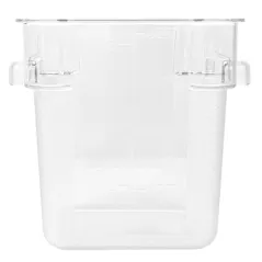 BAC ALIMENTAIRE  4 L 18x18x19 CM TRANSPARENT POLYCARBONATE (1 UNITÉ)
