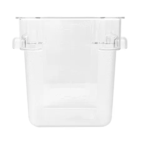 BAC ALIMENTAIRE  4 L 18x18x19 CM TRANSPARENT POLYCARBONATE (1 UNITÉ)