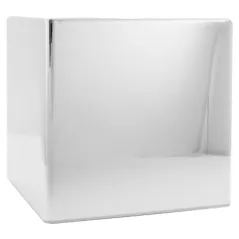 DISTRIBUTEUR MOUCHOIRS   13x13x13 CM CHROME ABS (1 UNITÉ)