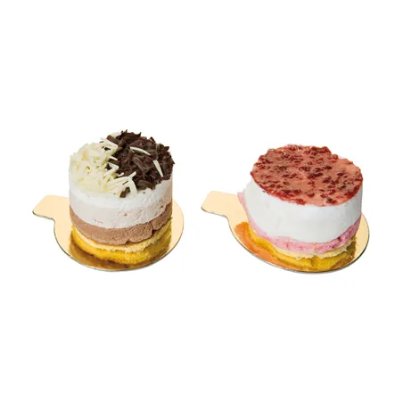CARTONS PÂTISSERIE DEUX FACES  950 G/M2 Ø 8 CM OR/NOIR CARTON (250 UNITÉ)
